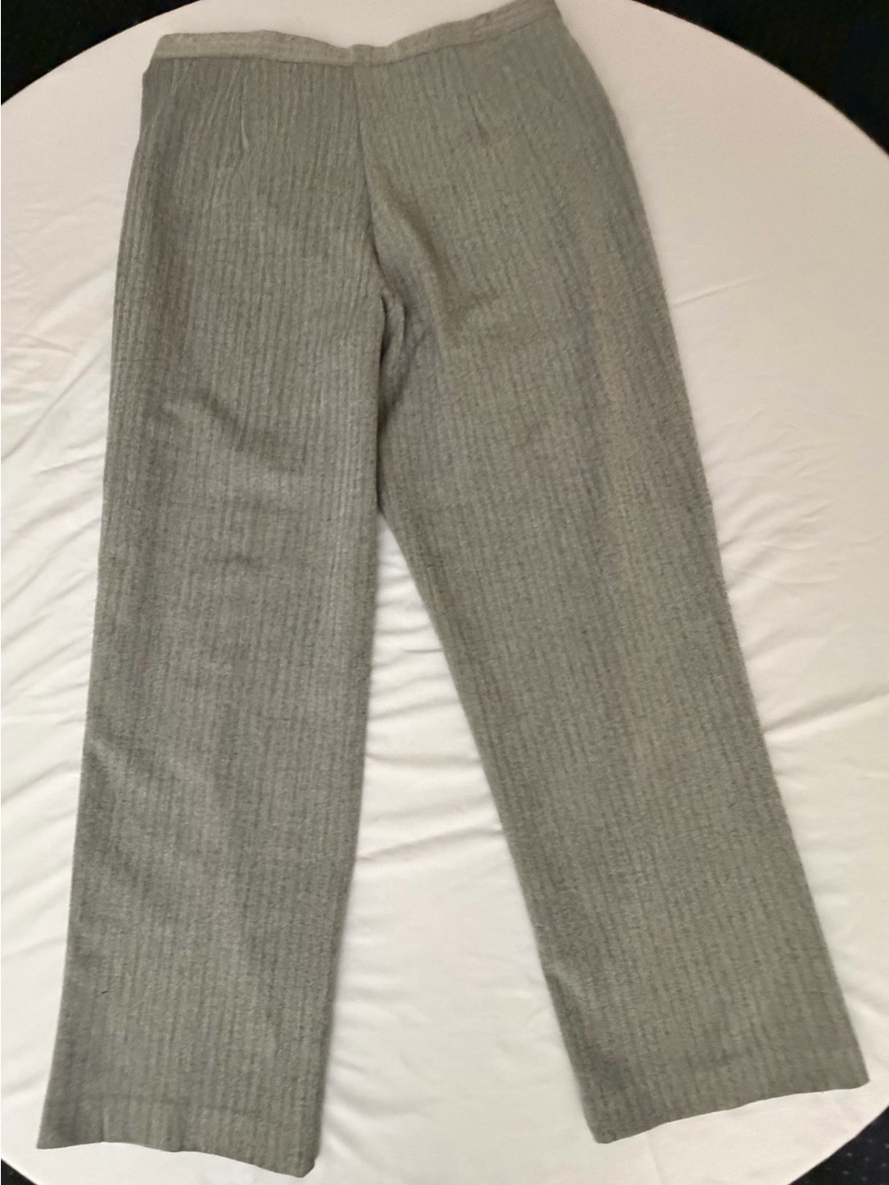 Briggs New York Light Gray Ribbed Dress Pants